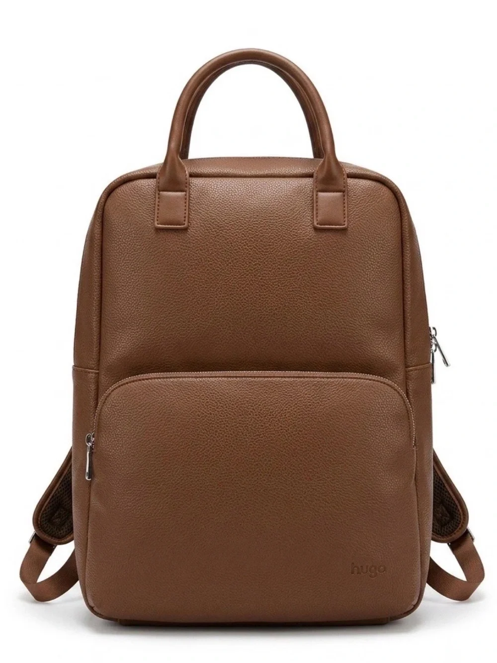 Brown Pure Backpack bugatti leather back pack. Great shape, laptop pocketback